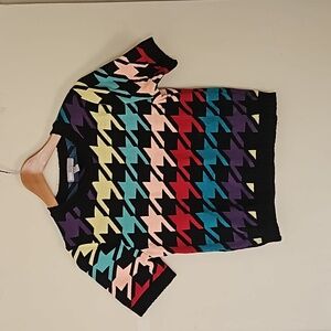 ASOS Rainbow Houndstooth Sweater